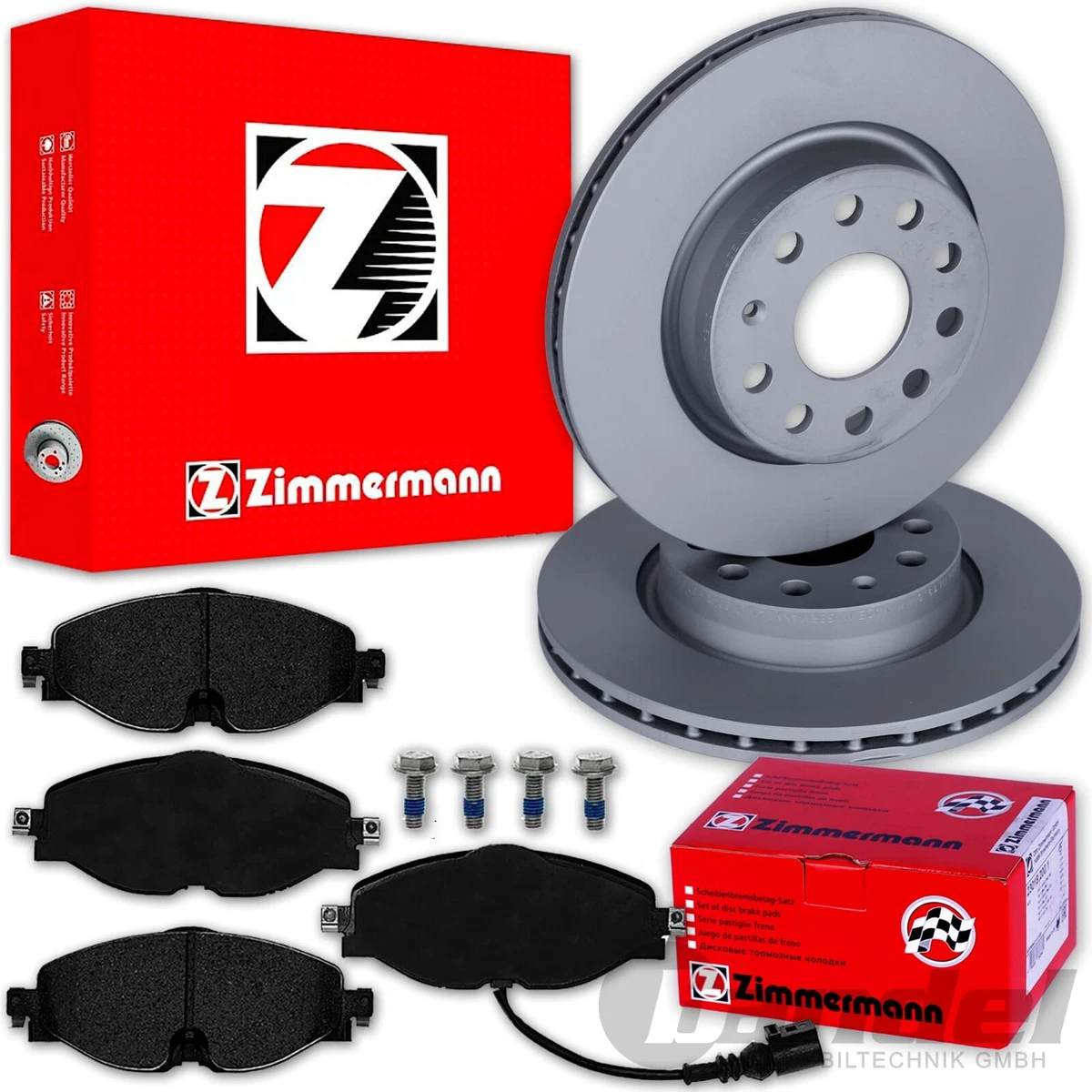 Гальмівні диски та колодки Zimmermann для VW GOLF V Variant (1K5) 1.4 Гальмівні диски та колодки Zimmermann для VW GOLF V Variant (1K5) 1.4