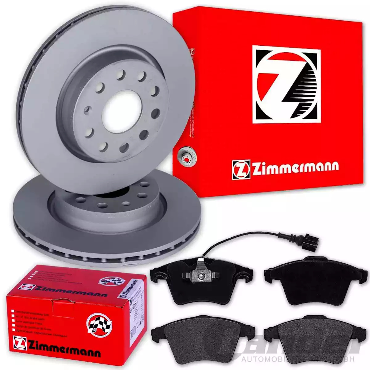 Якісні гальмівні диски і колодки для Renault Megane II Sedan від Zimmermann Якісні гальмівні диски і колодки для Renault Megane II Sedan від Zimmermann