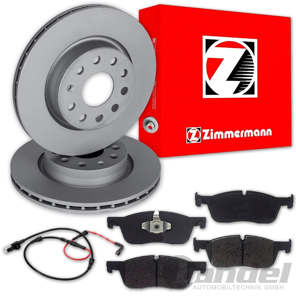Якісні гальмівні диски і колодки для Renault Megane II Sedan від Zimmermann Якісні гальмівні диски і колодки для Renault Megane II Sedan від Zimmermann